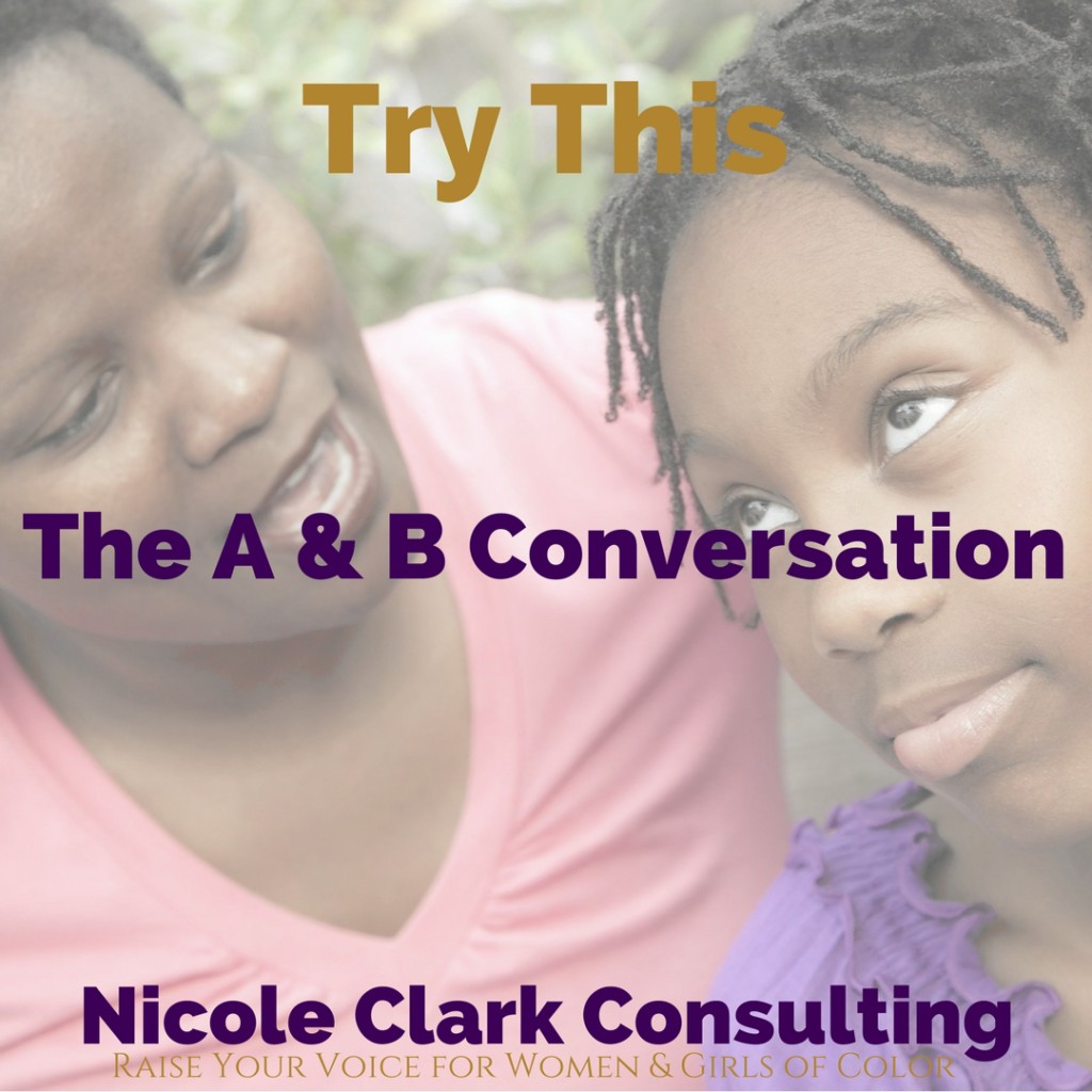 Try This: The A & B Conversation - Nicole Clark Consulting